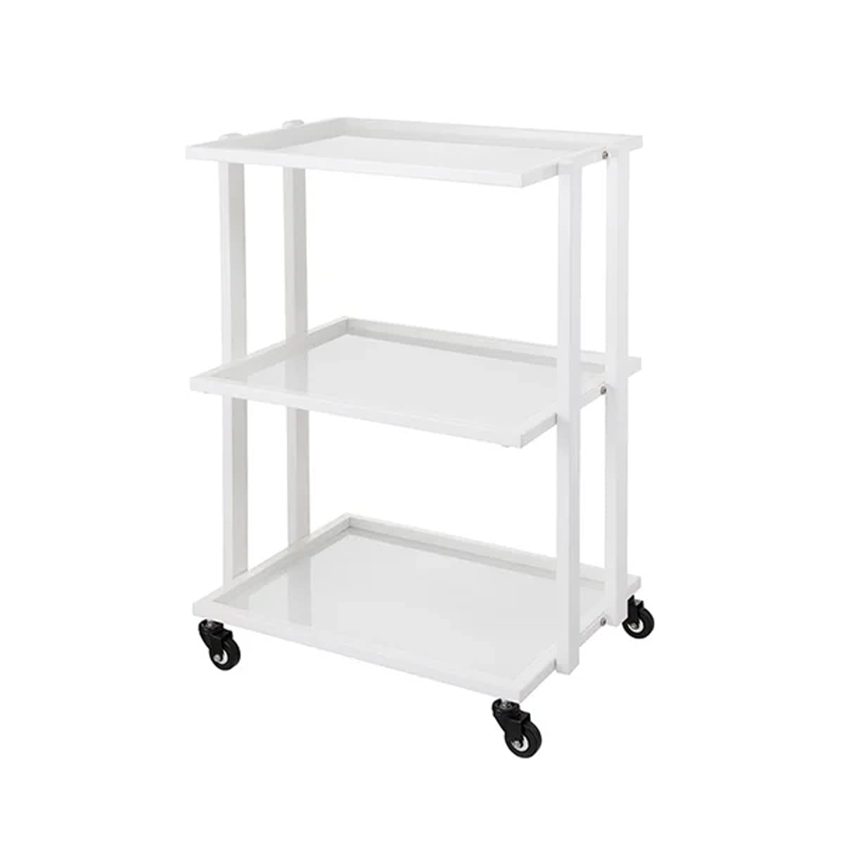Amazon.co.jp: 大型 ガラスワゴン 3段 幅58.5×奥行42×高さ82.5cm