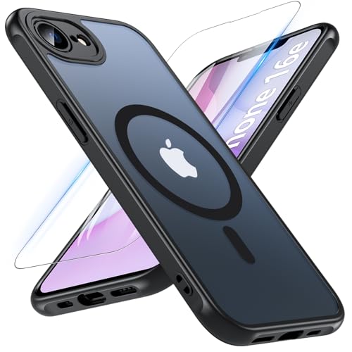 Amazon.co.jp: iPhone 16e ケース 2025【MagSafe対応・ガラスフィルム