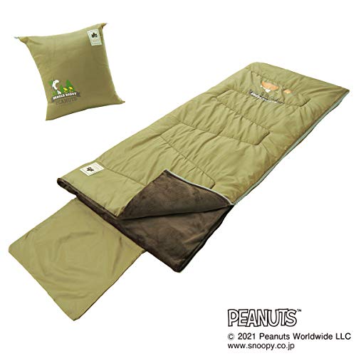 Amazon | ロゴス(LOGOS) SNOOPY クッションシュラフ 86001089 グリーン