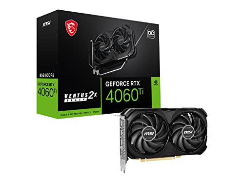 Amazon | MSI GeForce RTX 4060 Ti VENTUS 2X BLACK 8G OC