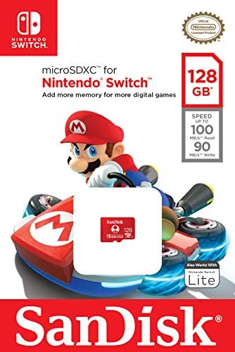 SanDisk 128GB microSDXC Card, Licensed for Nintendo Switch