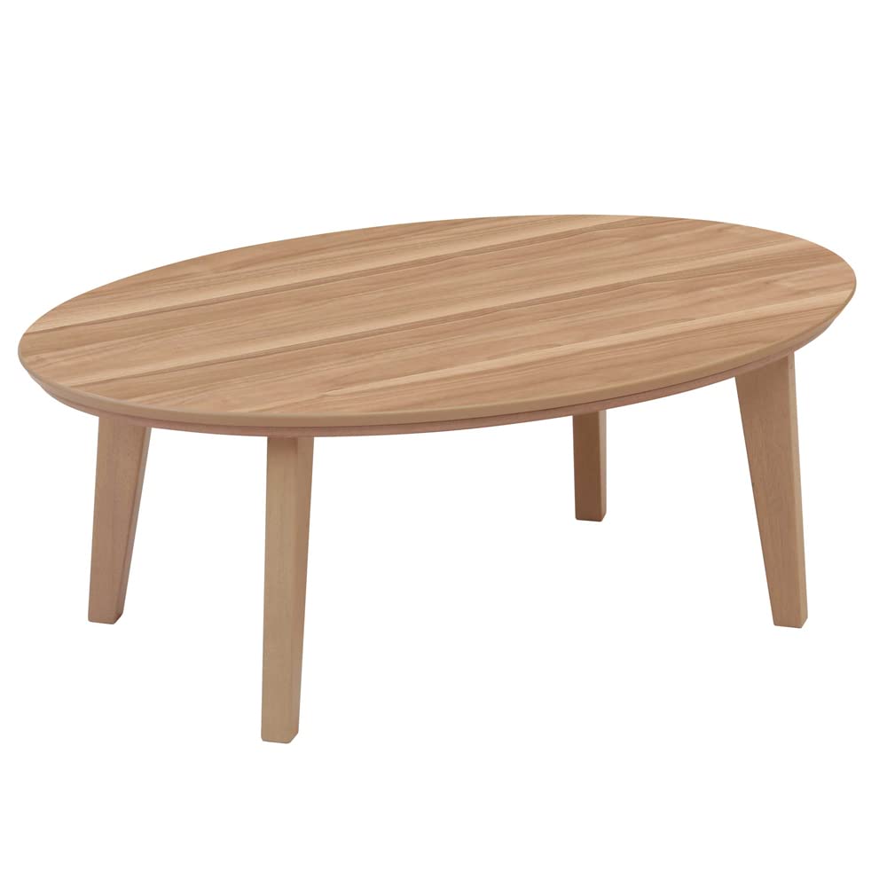 Amazon.co.jp : KEN JAPAN こたつ 楕円形 105 こたつテーブル 105×70cm