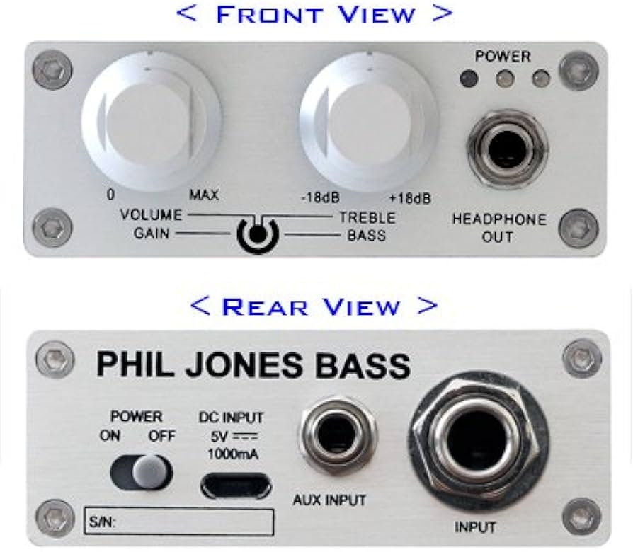 Amazon | Phil Jones Bass/モバイルヘッドホンアンプ BigHead HA-1