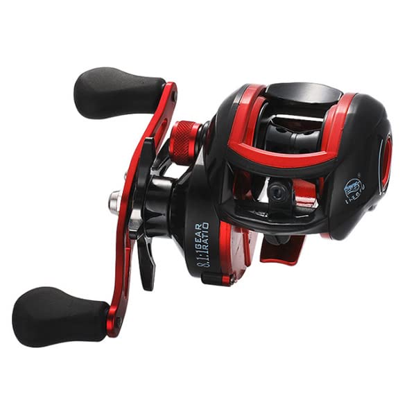 Amazon | ベイトリール 右ハンドル 8.1：1 タコ専用 海釣り ベイト