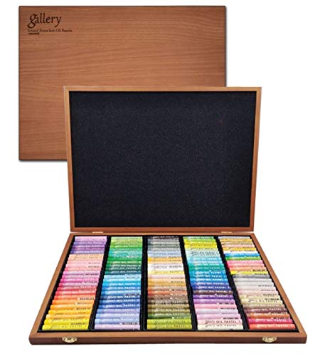 Amazon.co.jp: Mungyo Gallery Soft Oil Pastels Wood Box Set of 120
