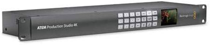 Amazon.com : Blackmagic Design ATEM Production Studio 4K, 8 Video