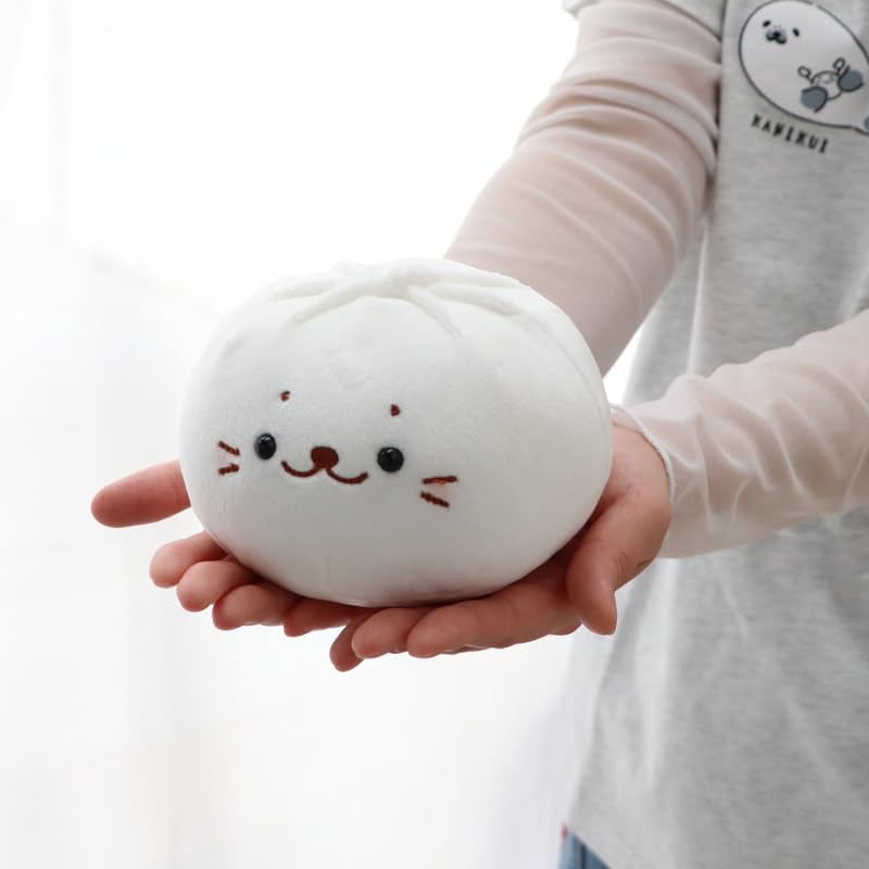 Amazon.co.jp: しろたん 白いもの マスコット 《白い肉まん 》 マザー