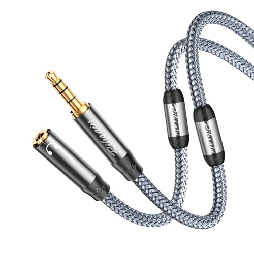 Amazon | RIKSOIN 4極ヘッドホン延長ケーブル(1.2m) マグネットループ