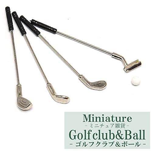 Amazon | ゴルフクラブ&ボールセット-01 ミニチュア ゴルフクラブ