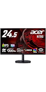Amazon.co.jp: Acer Nitro ゲーミングモニター 24.5インチ フルHD IPS