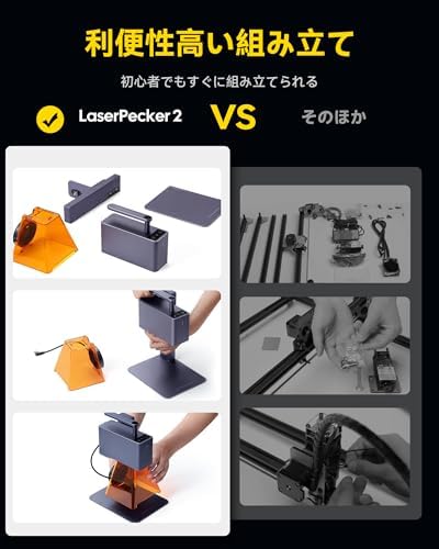 Amazon | LaserPecker2 レーザー彫刻機 家庭用 小型 携帯式レーザー