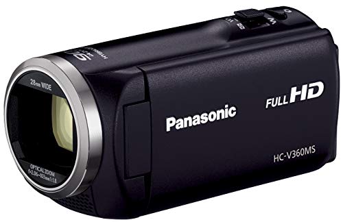 Amazon.co.jp: Panasonic HC-V360MS-K HD Camcorder, V360MS, 16GB