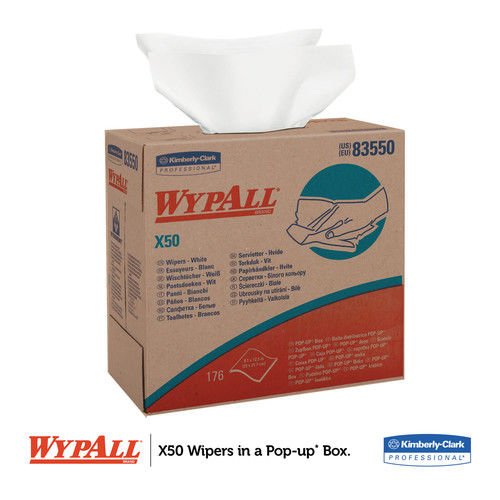 Amazon.com: WypAll KCC 83550 X50 Wipers, Pop-Up Box, 9 1/10 X 12 1