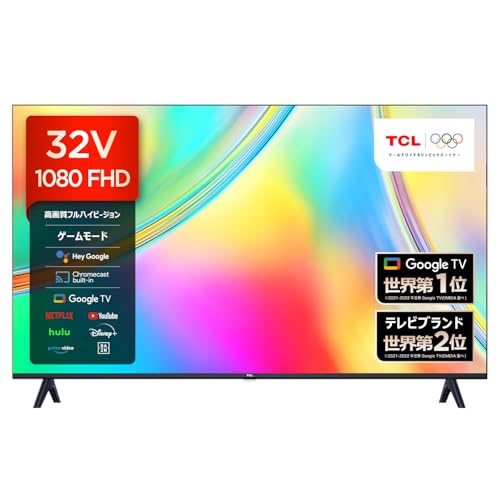 Amazon | TCL テレビ 32V型 ネット動画対応 Google TV フル