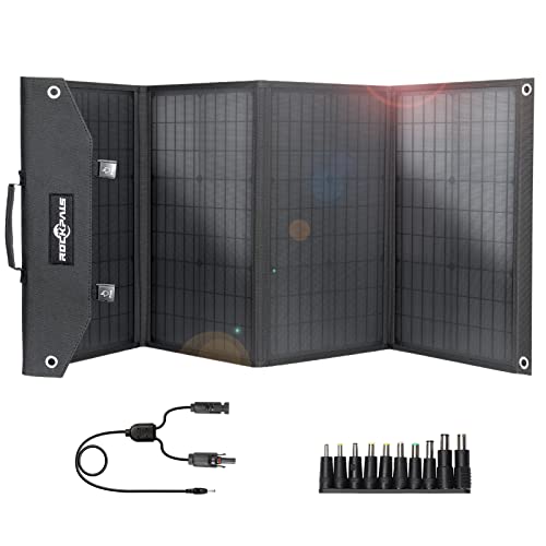 Amazon | ROCKPALS ソーラーパネル 100W 折りたたみ式 単結晶 高変換