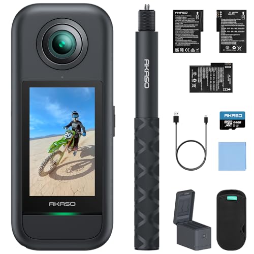Amazon | AKASO 360 クリエイターコンボ版 64GB カード付き-360度