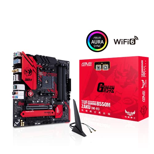 Asus TUF GAMING B550M-ZAKU (WI-FI) Micro ATX AM4 Motherboard (TUF