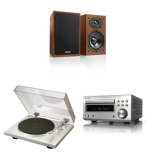 Amazon.co.jp: Denon レコードプレーヤー/スピーカーセット チェリー