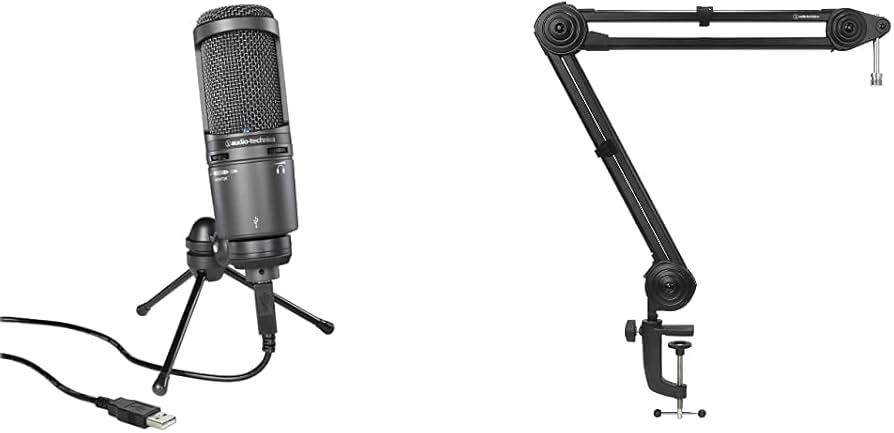 Amazon | オーディオテクニカ USB マイクロホン AT2020USB+ & マイク