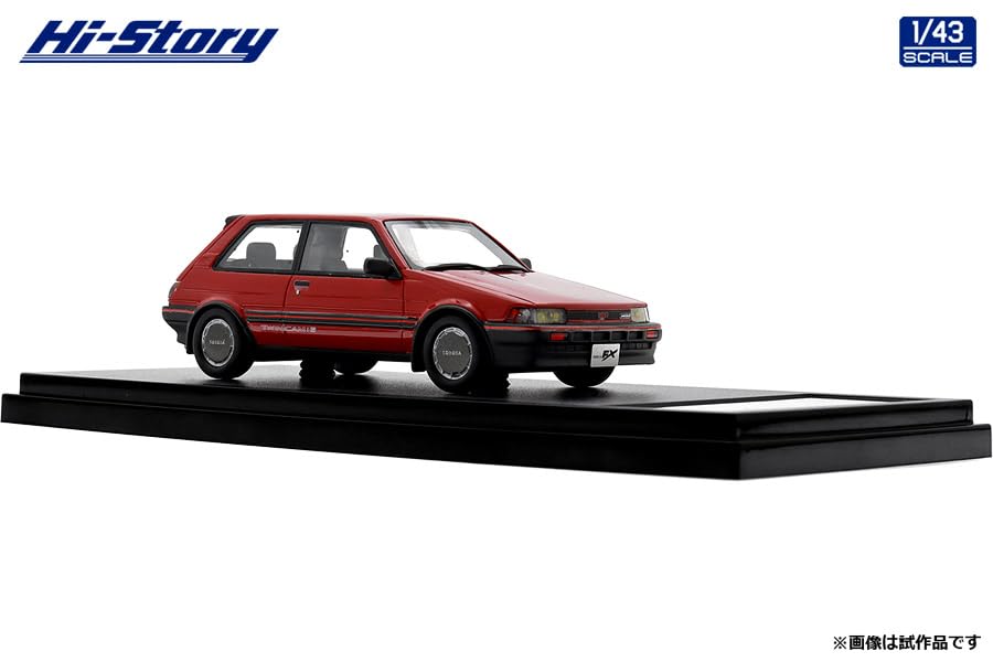 Amazon | Hi Story 1/43 トヨタ カローラ FX-GT (1984) レッド 完成品