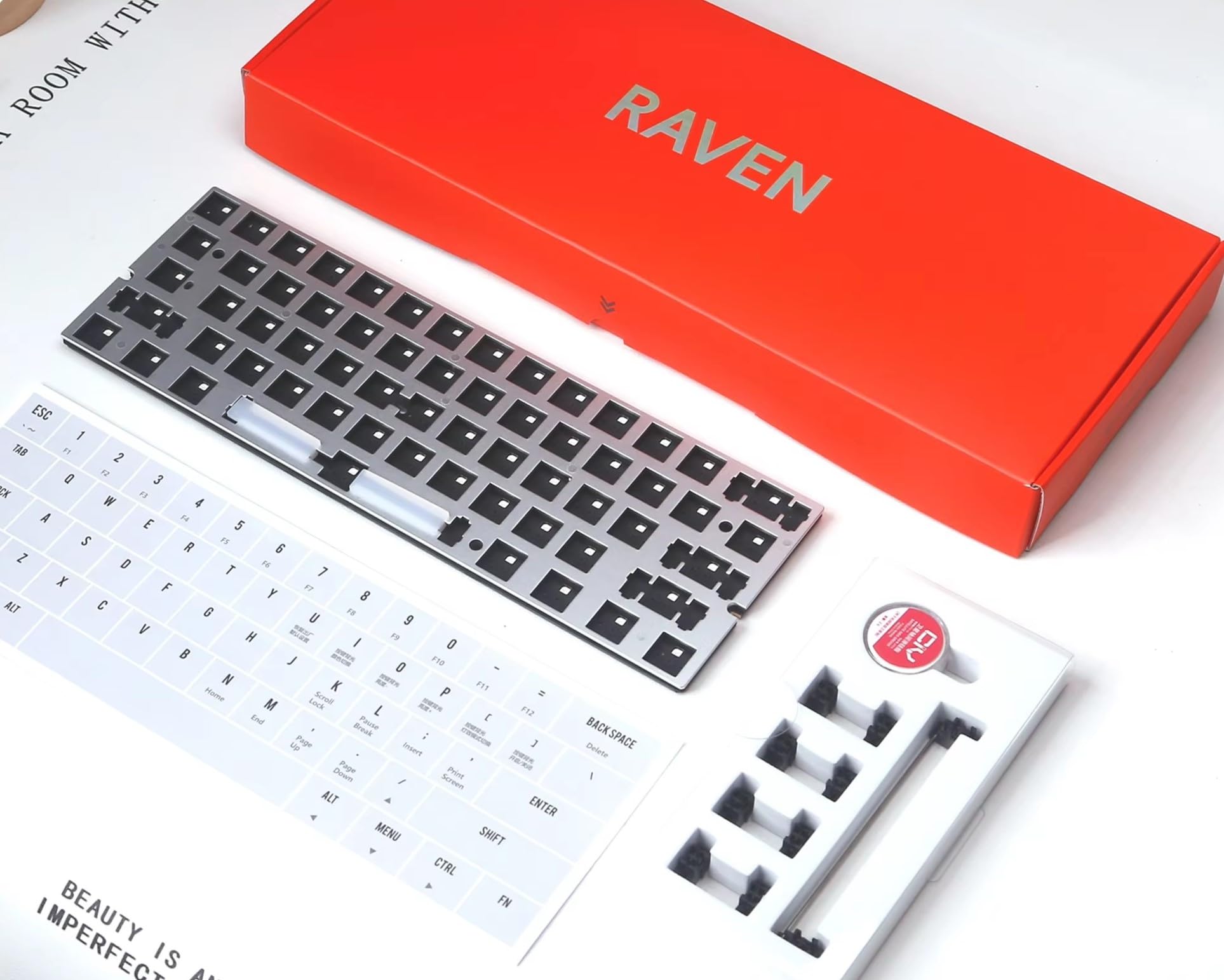Amazon | RAVEN61 HE RGB ホールエフェクトキーボード基板 磁気