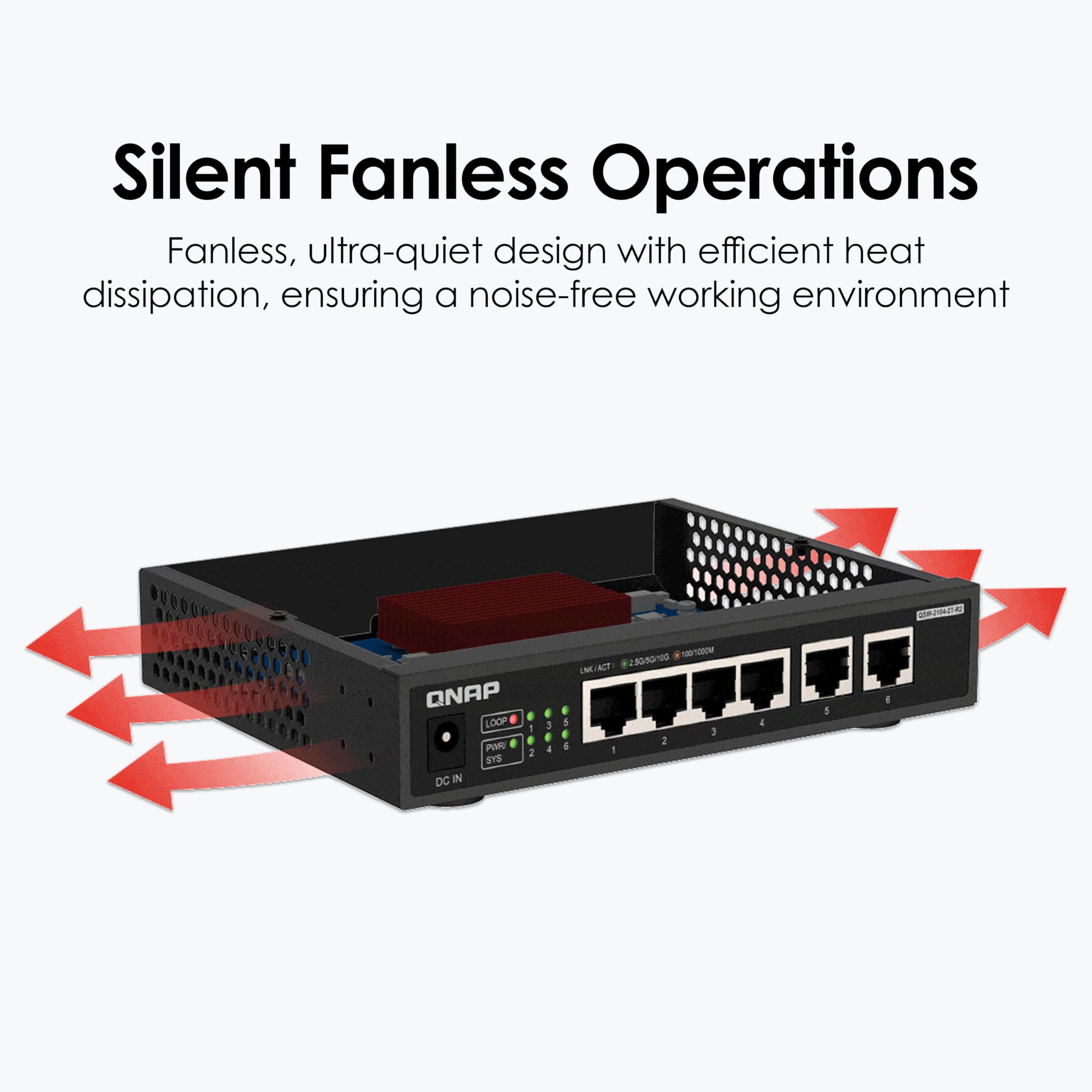 Amazon | QNAP(キューナップ) 2つの10GBASE-Tポートと4つの2.5GbE