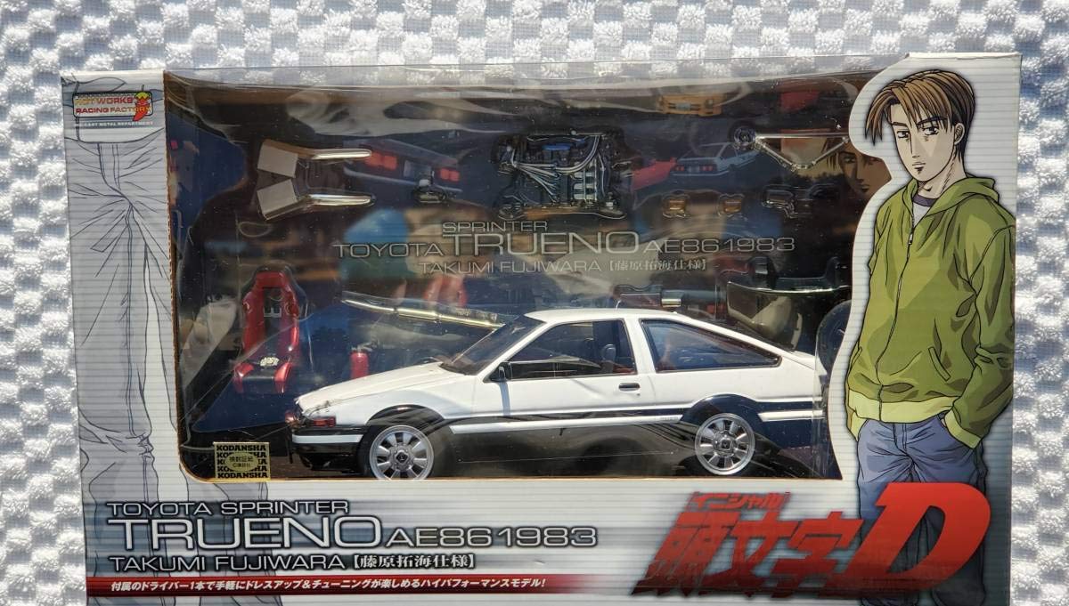 Amazon.co.jp: 頭文字 D 1/24 AE86 トレノ 藤原拓海 イニシャル D