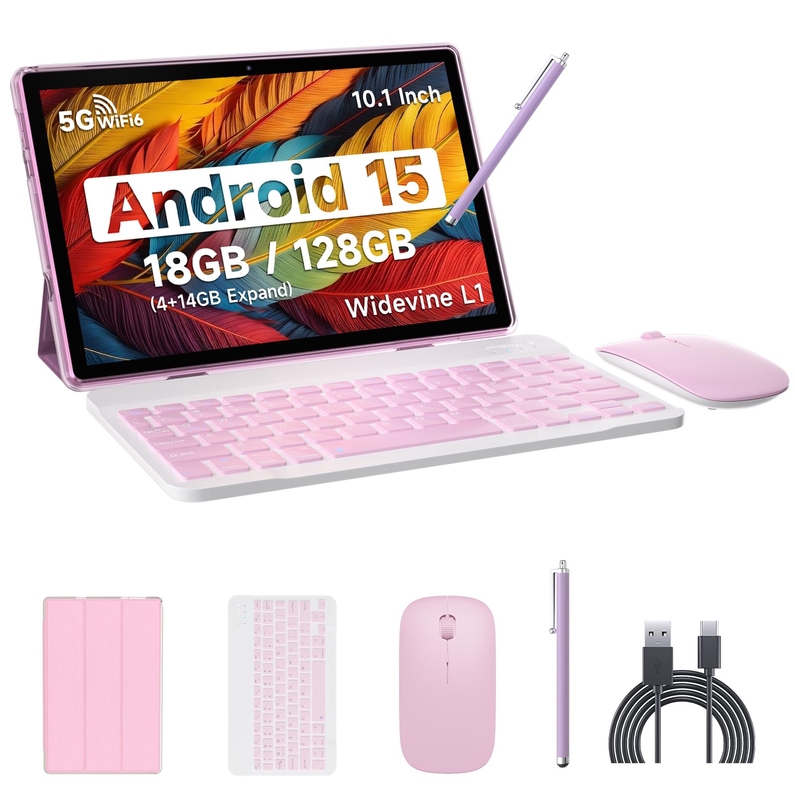 Amazon.com : IWEGGO Android 15 Tablet, 10 Inch 18GB RAM+128GB ROM