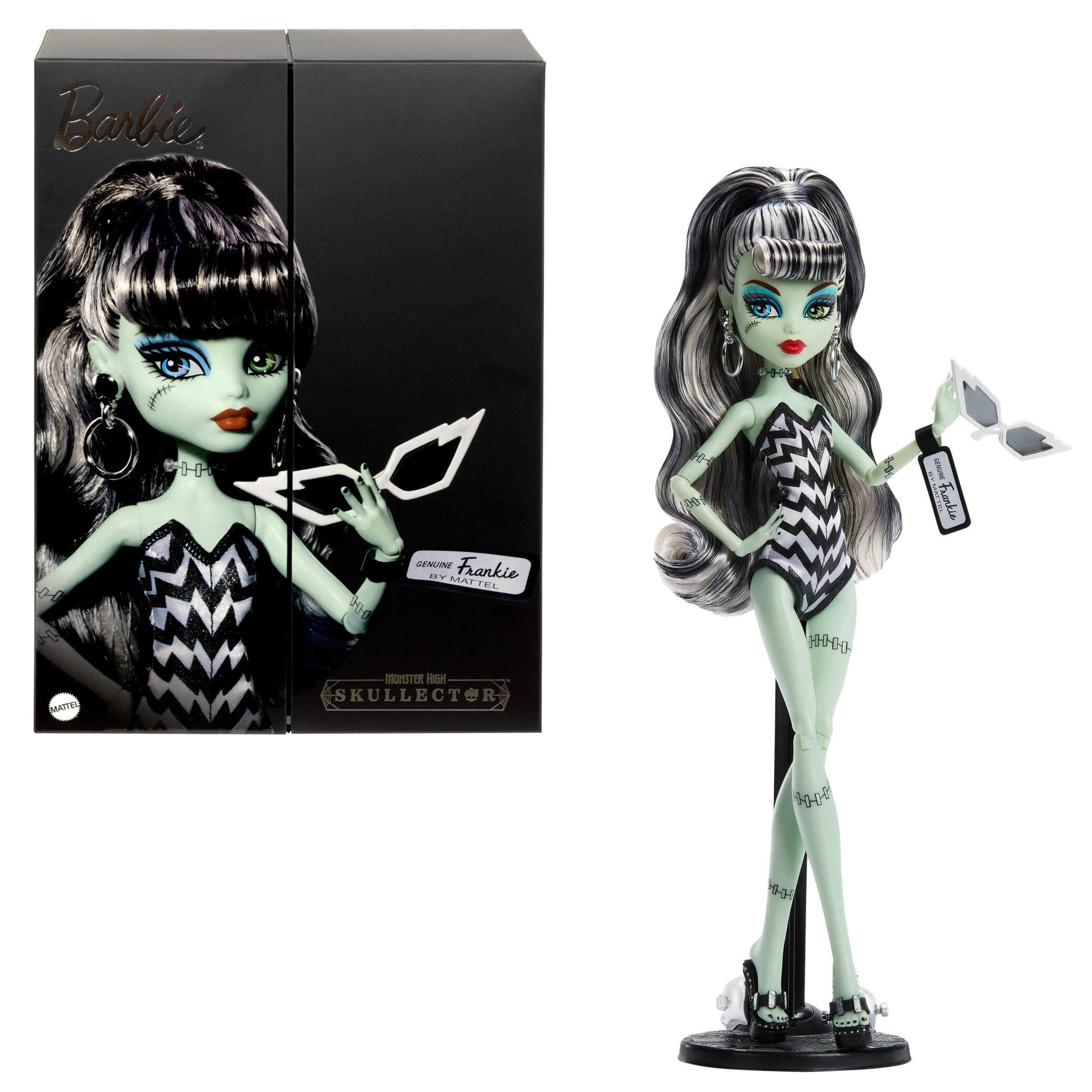 Amazon.com: Monster High x Barbie Frankie Stein Doll with Original