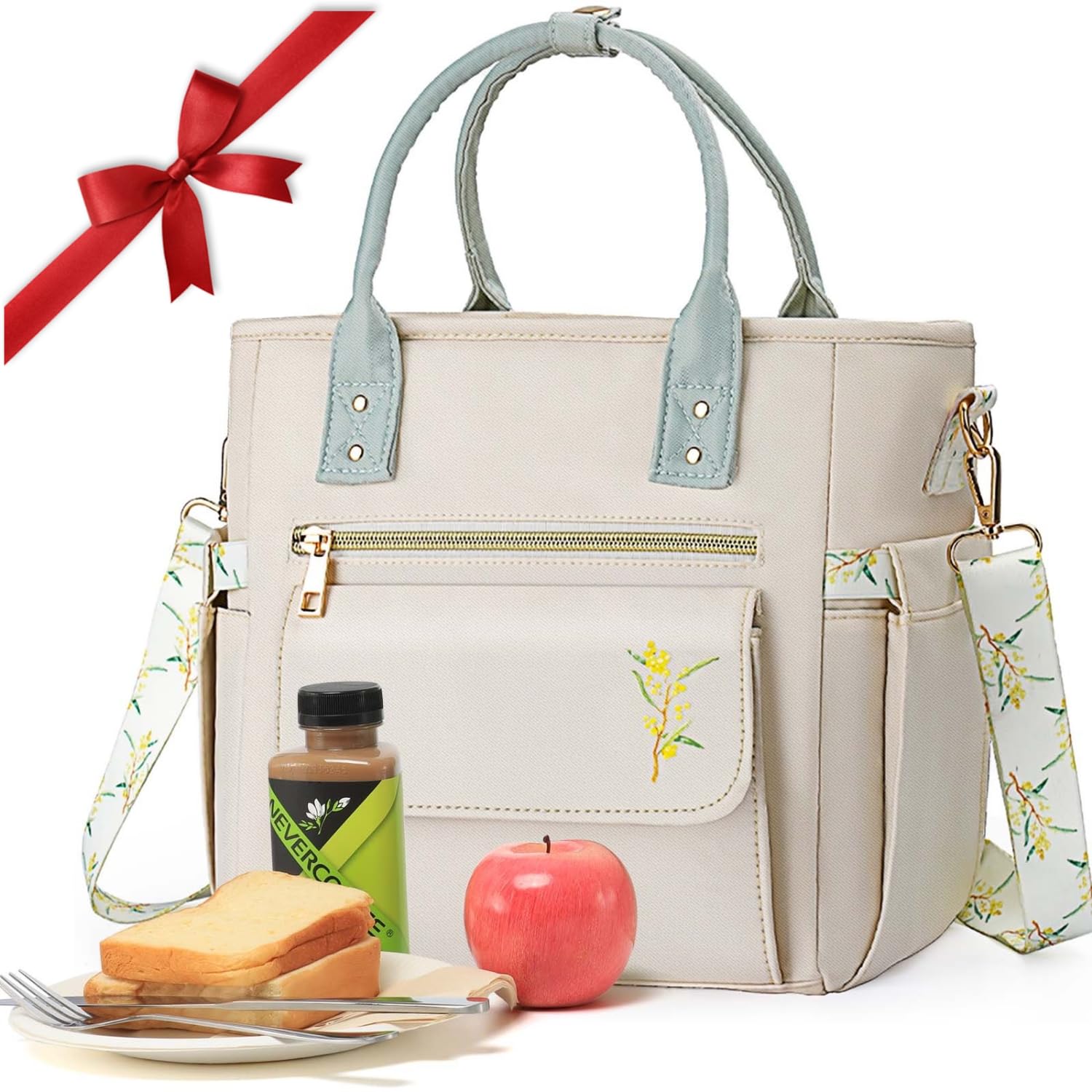 Amazon.com: GLORIEROO Deluxe Insulated Lunch Box Bag Women