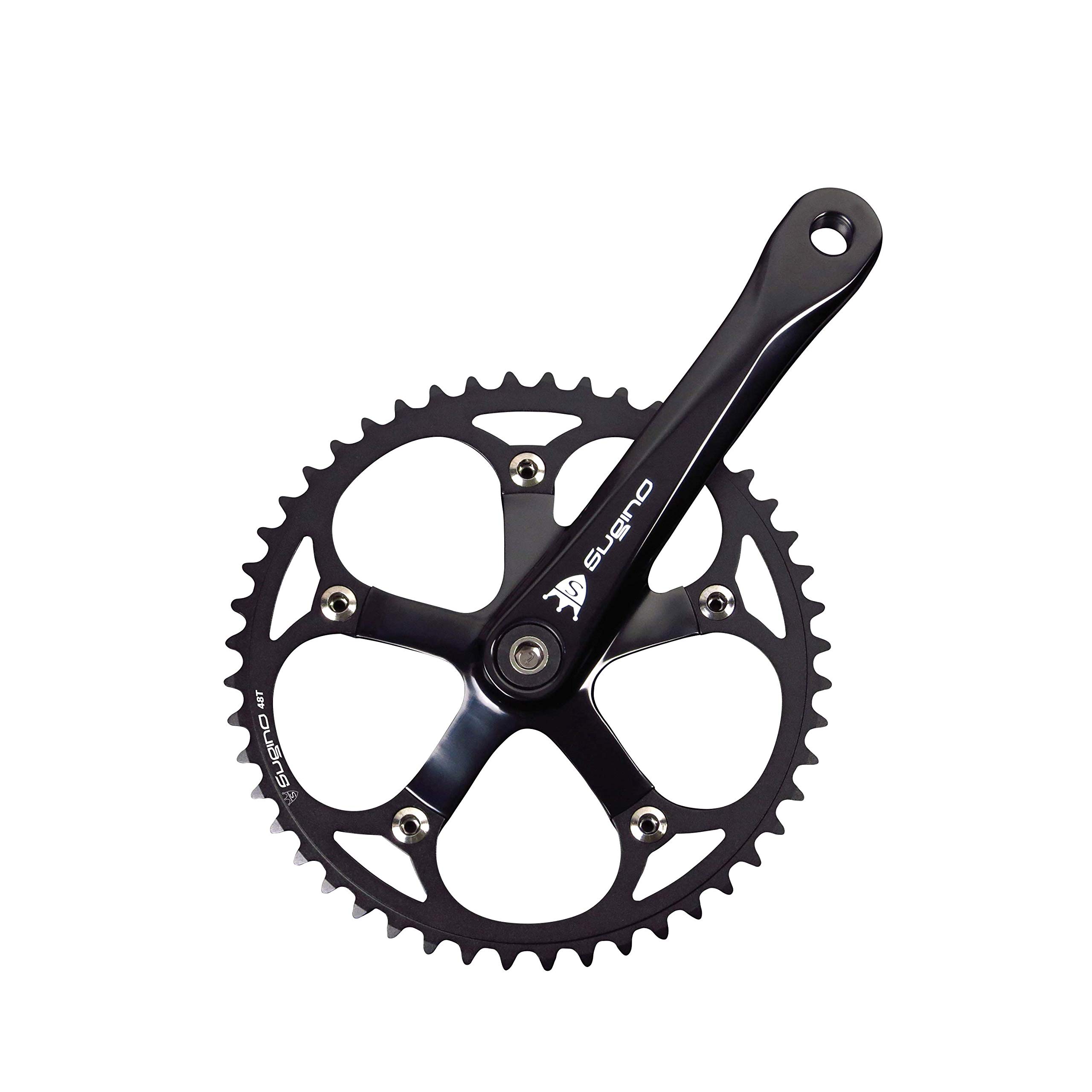 Amazon | Sugino(スギノ) RD4 TRACK BLACK 46T 170mm クランクセット