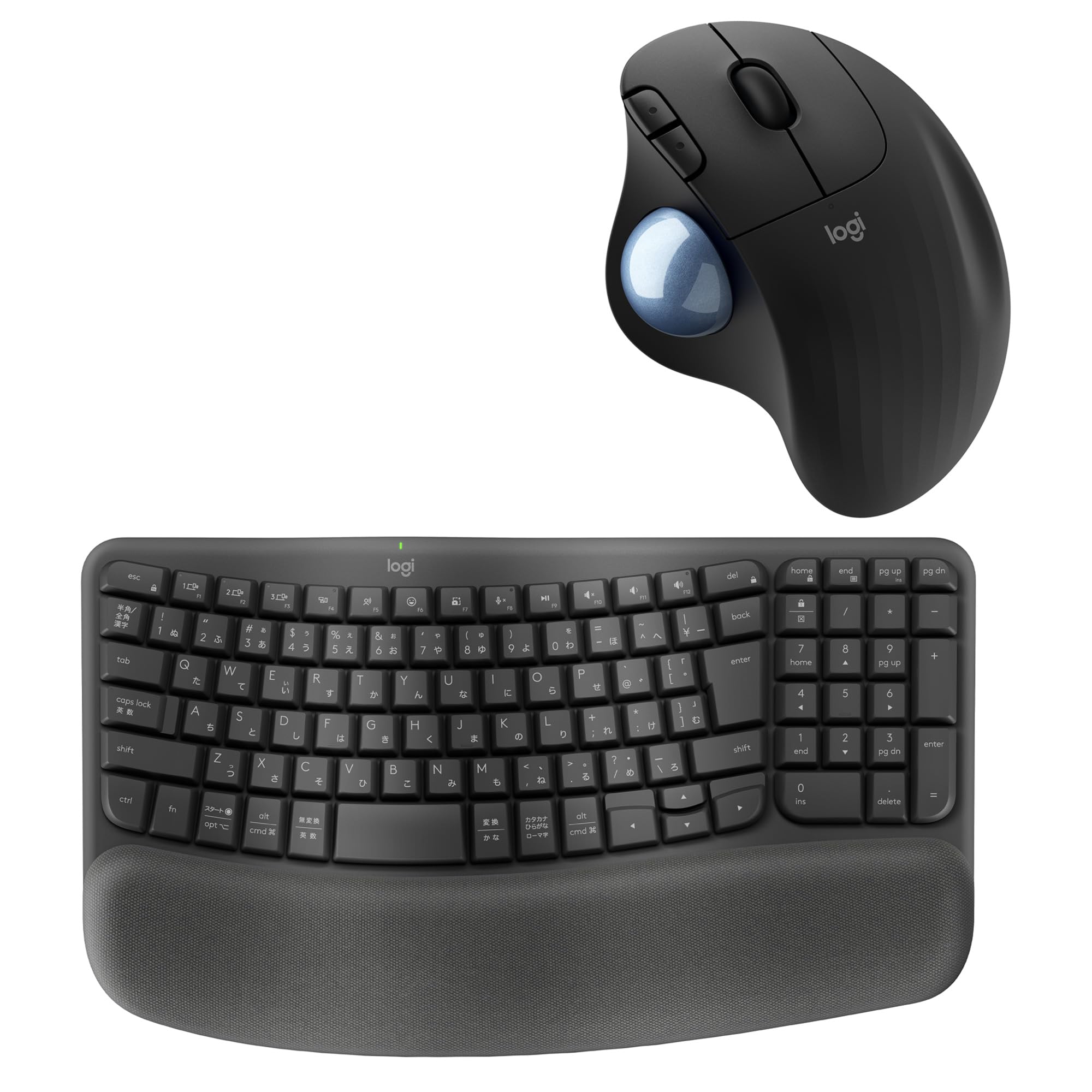 Amazon.co.jp: ロジクール トラックボールマウス キーボード セット