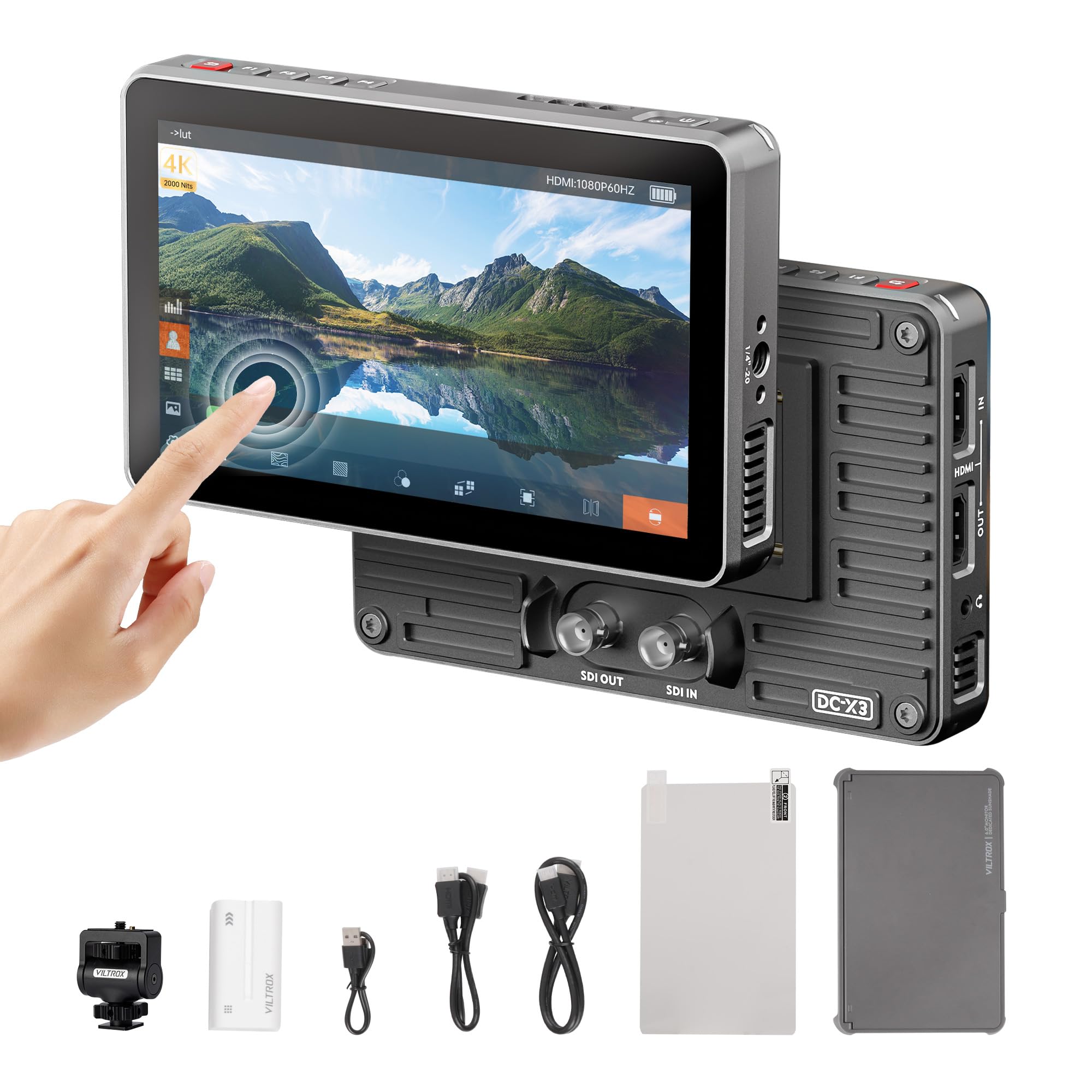 Amazon.com : VILTROX DC-X3 Touchscreen FHD IPS Camera Monitor