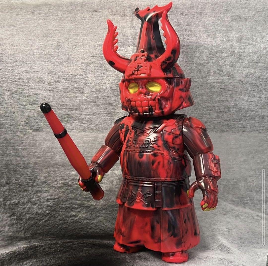 Amazon.co.jp: skulltoys スカルトイズ ドクロ大将軍ソフビ フィギュア