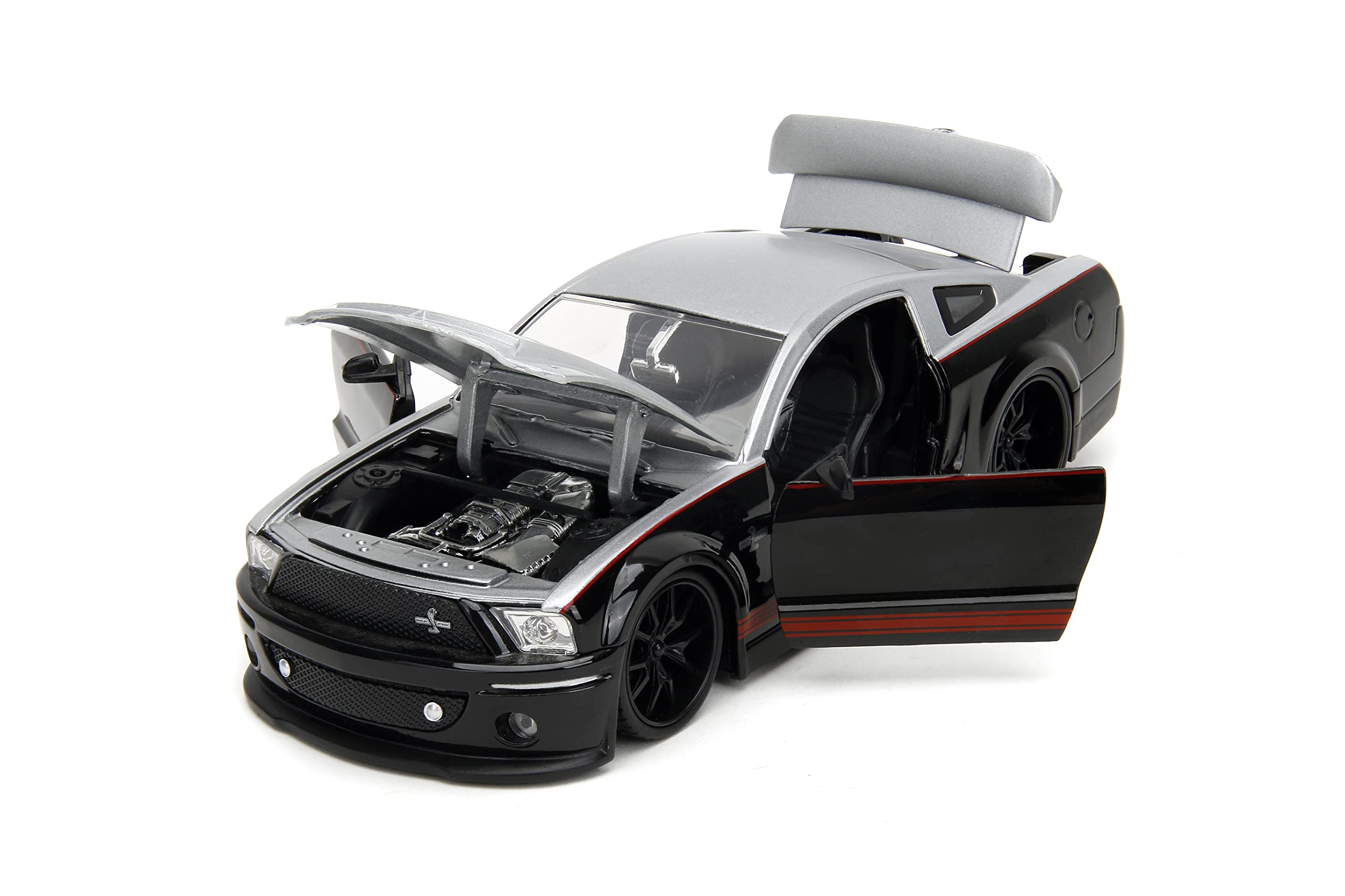 Amazon.com: Jada Big Time Muscle 1:24 2008 Ford Shelby GT-500KR
