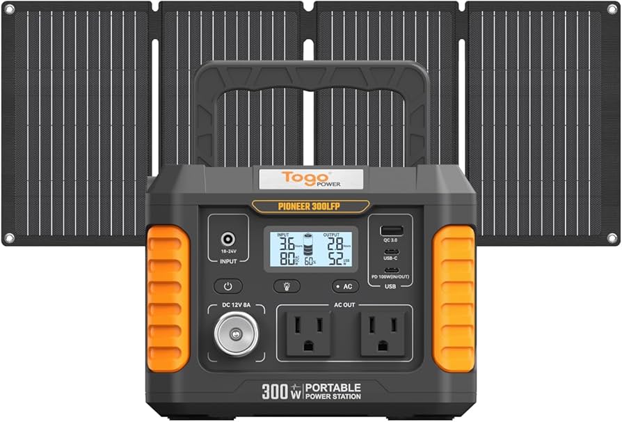 Amazon.co.jp: Togo Power ポータブル電源 ソーラーパネル セット 小型