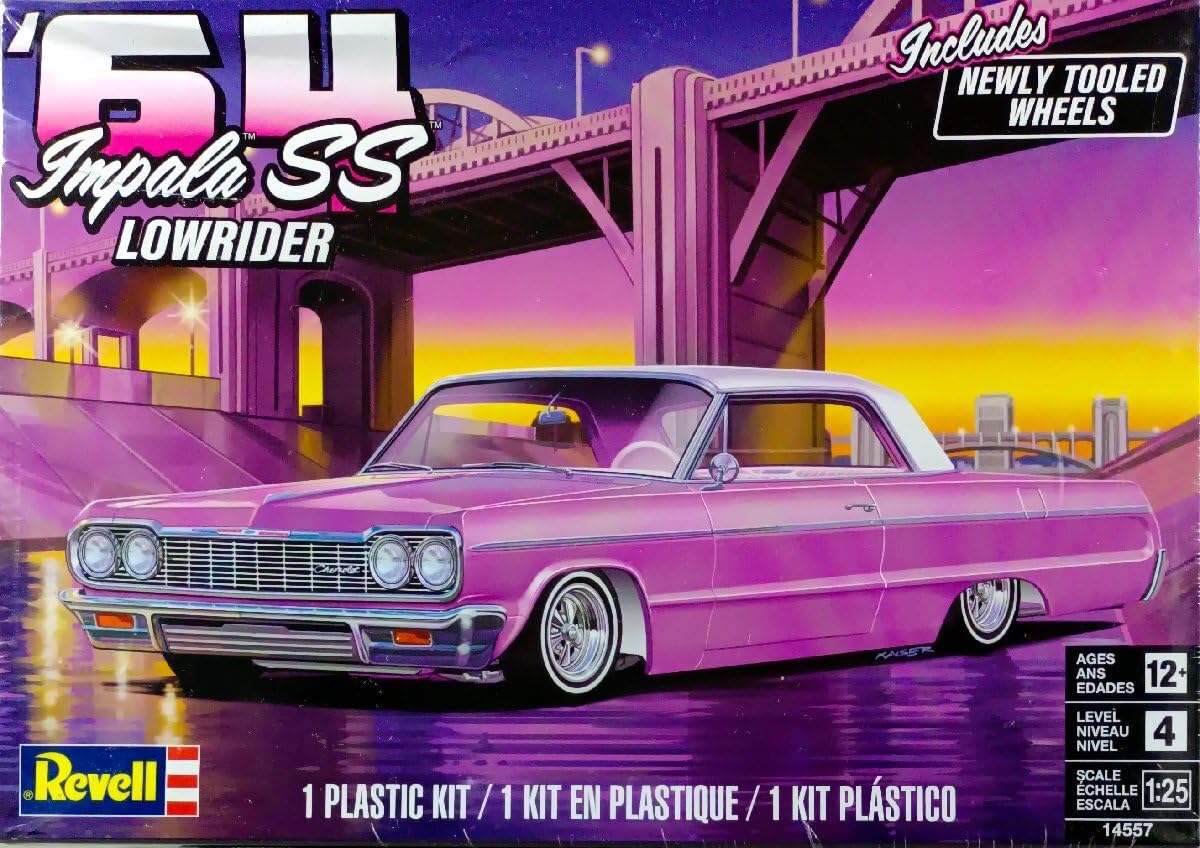 Amazon.co.jp: '64 インパラ SS ローライダー 新金型ホィール入り 1/25