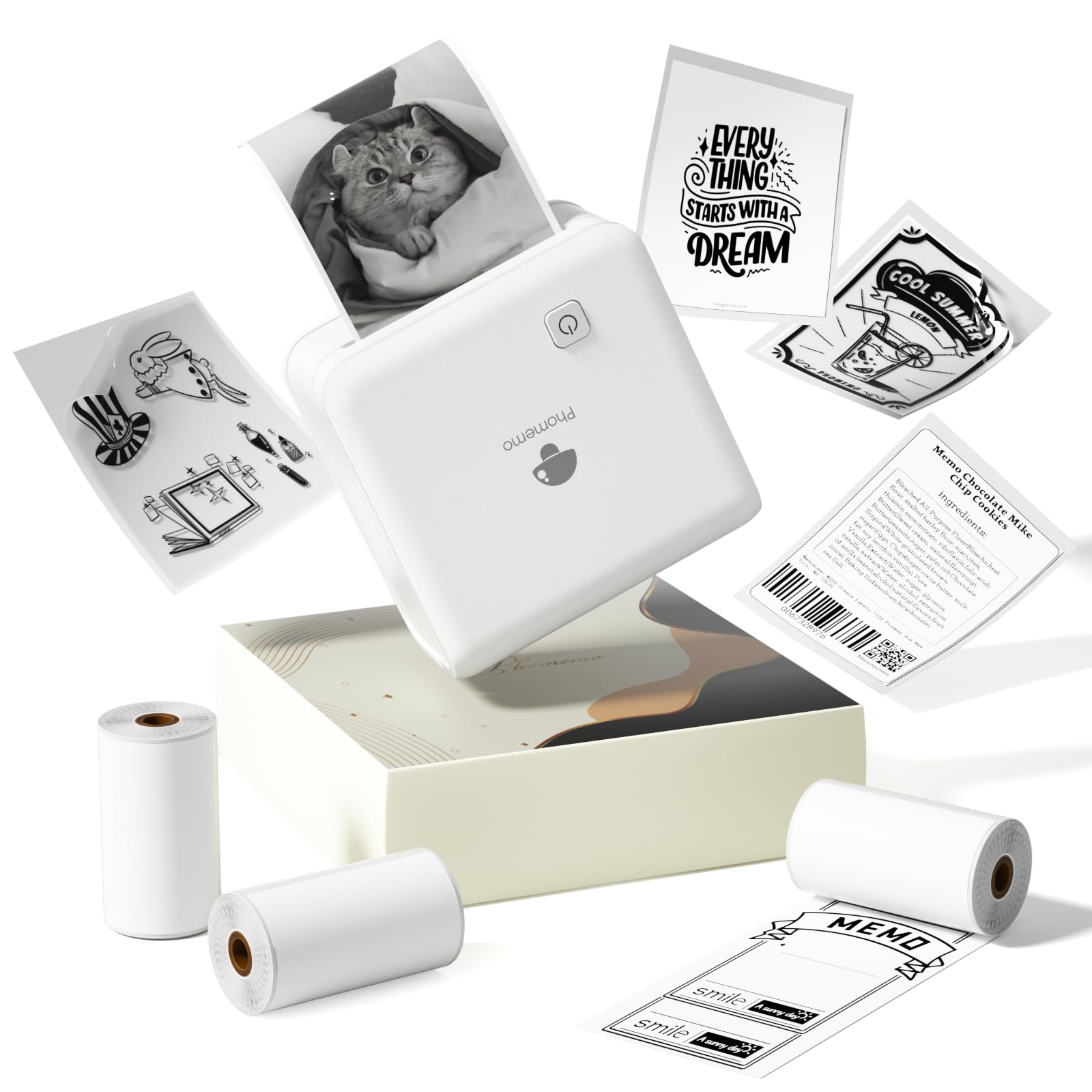 Amazon.co.jp: Phomemo M02 Pro 300DPI ミニプリンタ モバイル