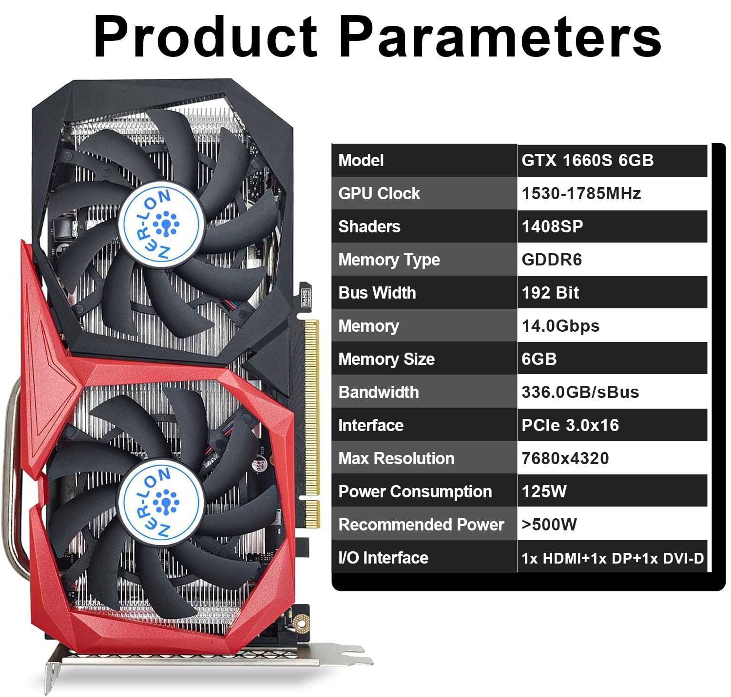 Amazon | ZER-LON GeForce GTX 1660 Super 6GB グラフィックスカード