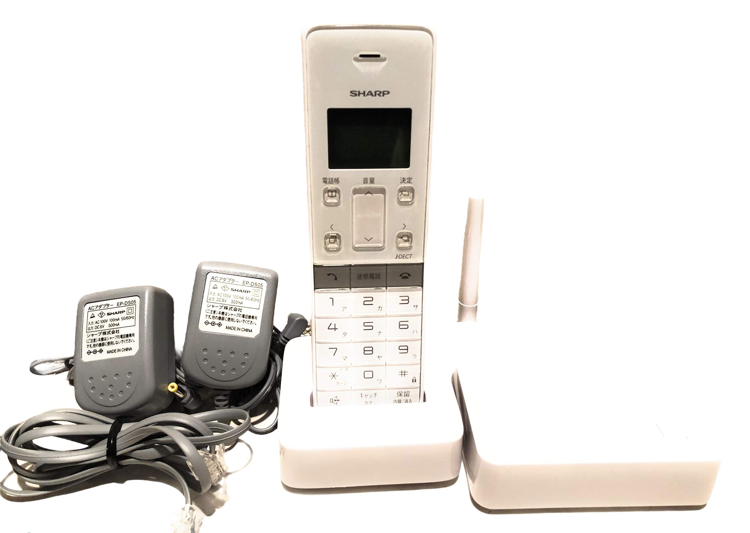 SHARP デジタルコードレス電話機 JD-G56CL 受話子機＋子機1台 くだか】