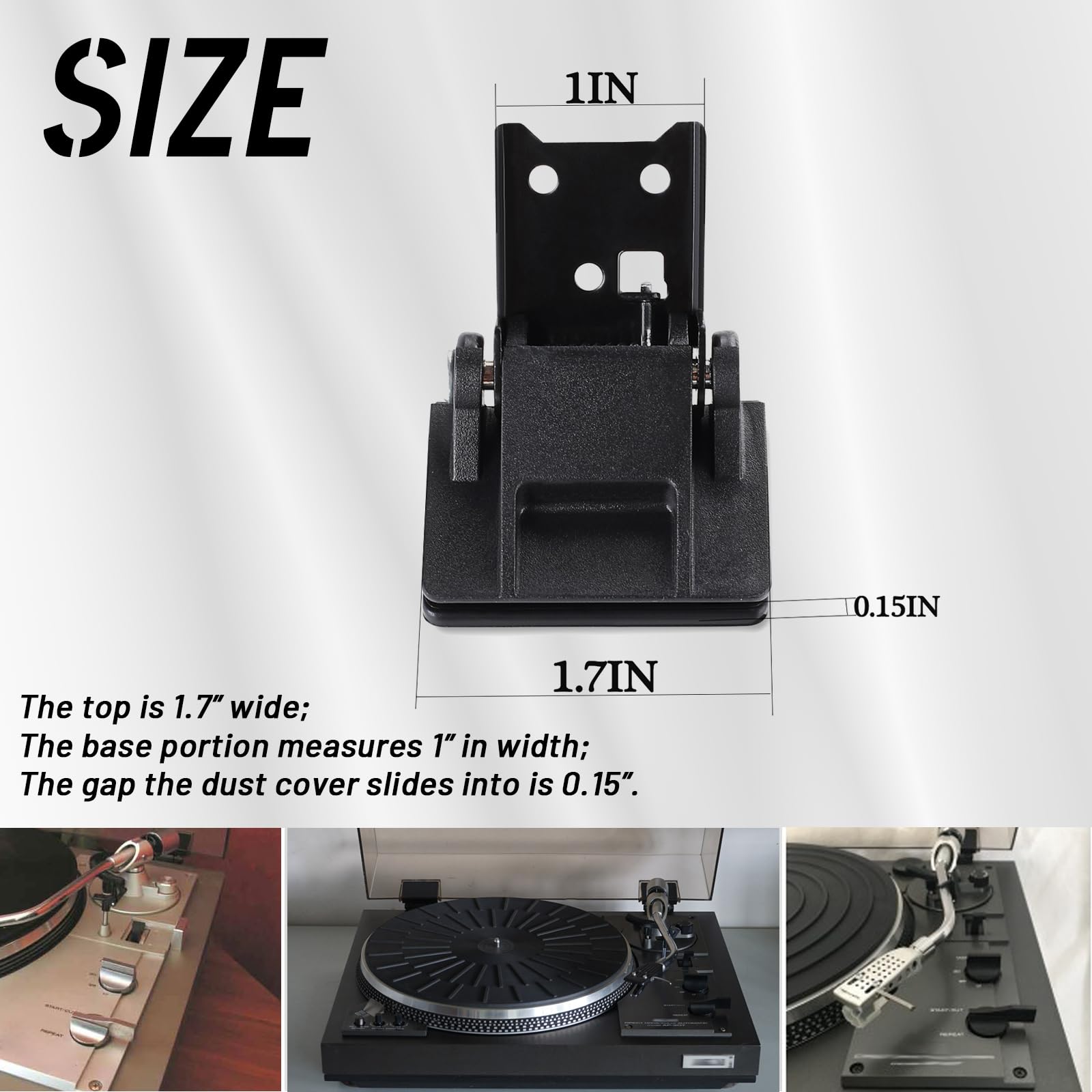 Amazon.co.jp: ダストカバーヒンジターンテーブルパーツ1個。AkaiAP