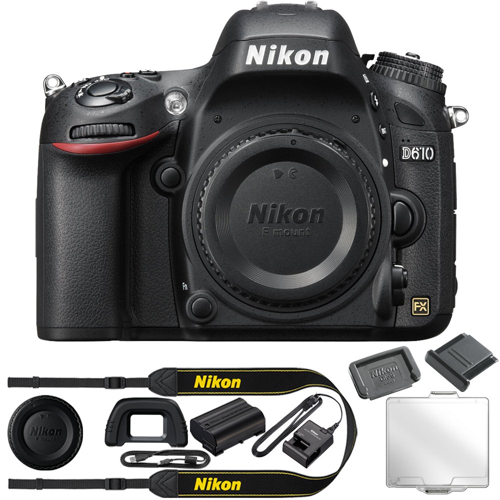 Amazon.com : Nikon D610 24.3 MP CMOS FX-Format Digital SLR Camera