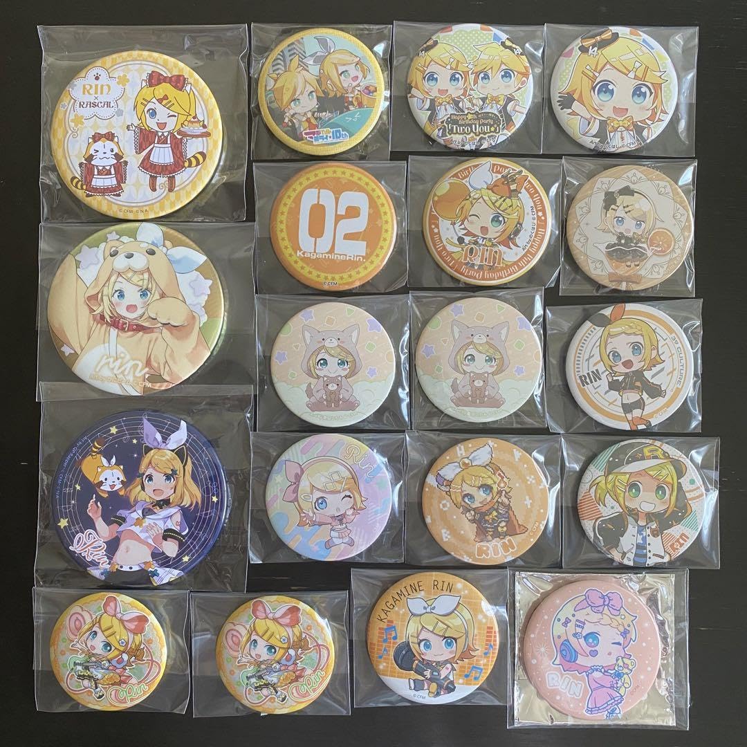 Amazon.co.jp: 鏡音リン・レン 缶バッジ まとめ売り 鏡音リン レン
