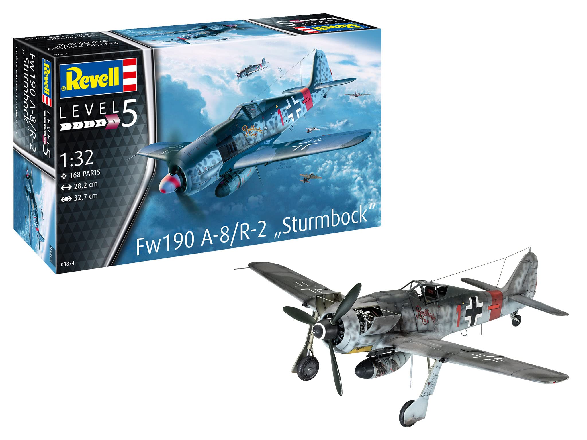 Amazon | ドイツレベル(Revell) 1/32 ドイツ戦闘機 フォッケウルフ