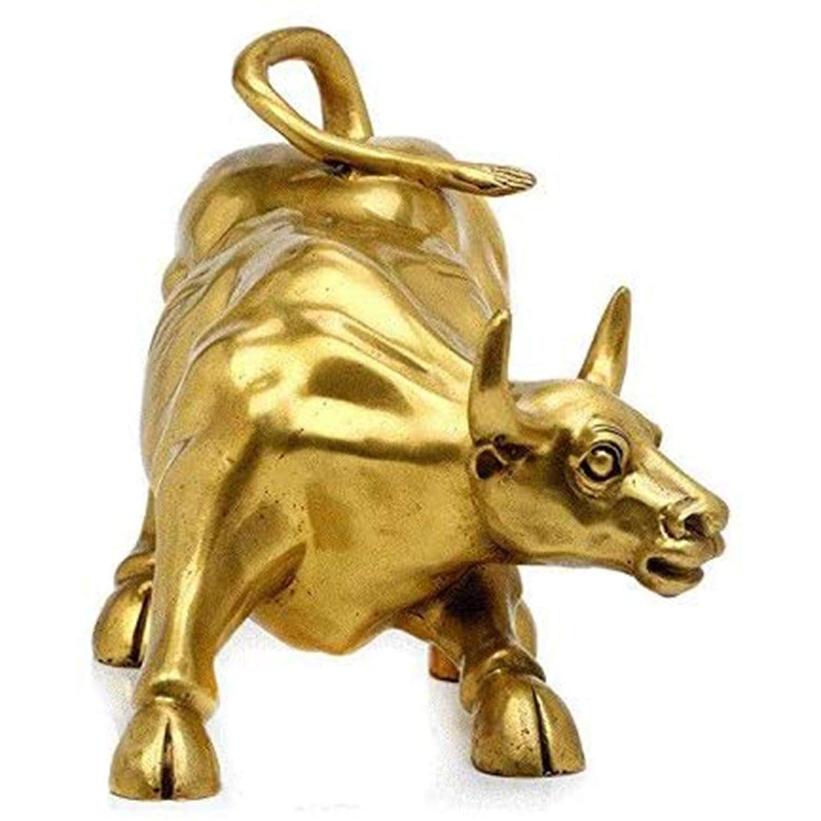 Amazon.co.jp: 彫刻の像、ブロンズの雄牛の彫刻、装飾品のビジネス