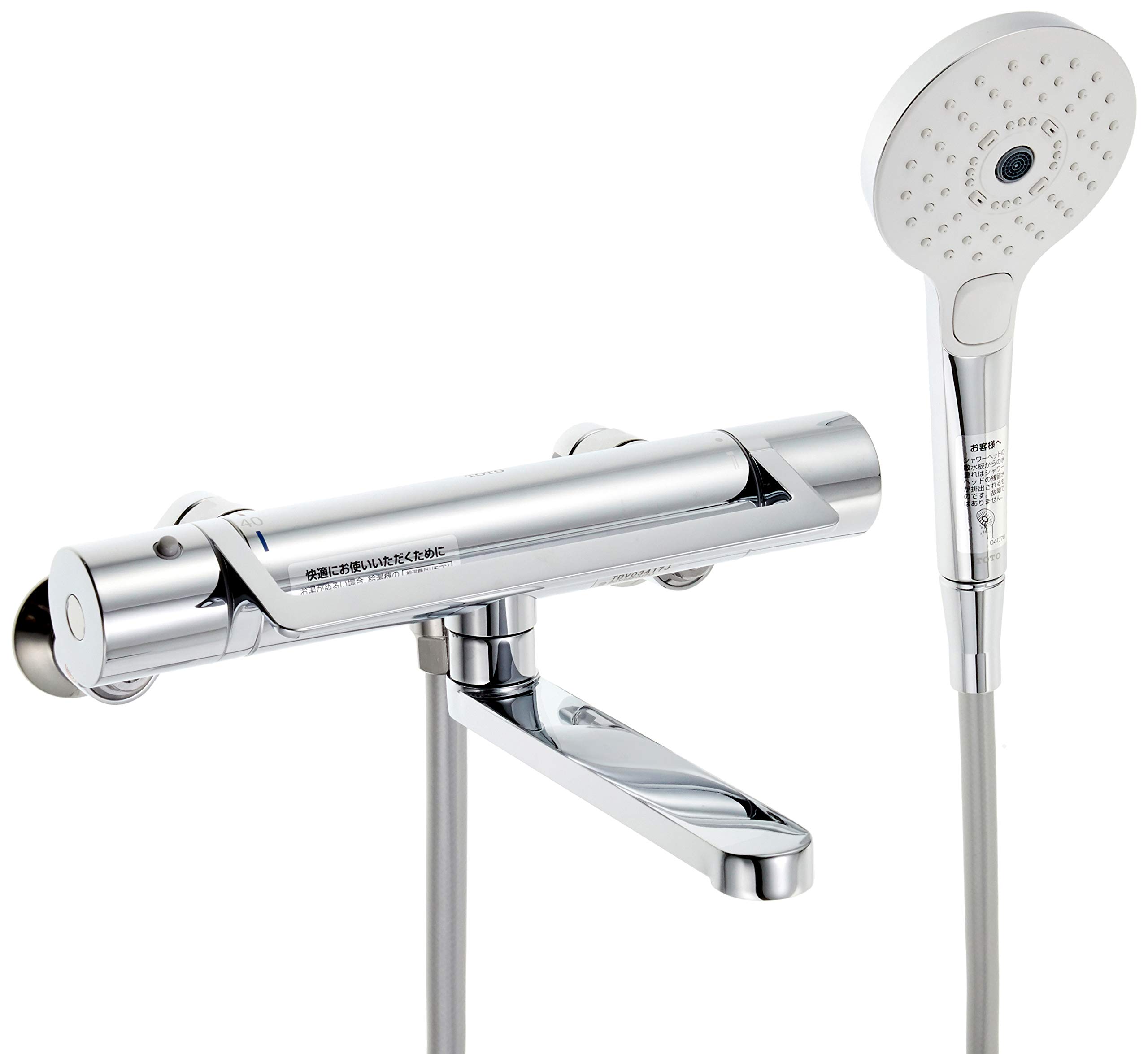 Amazon | TOTO 浴室用壁付サーモスタット混合水栓 アーチハンドル