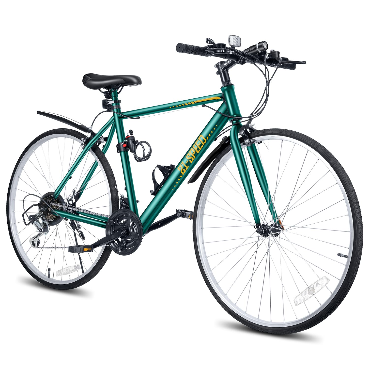 Amazon | Mixiu クロスバイク 自転車 シマノ変速機 21段変速ギア 700C