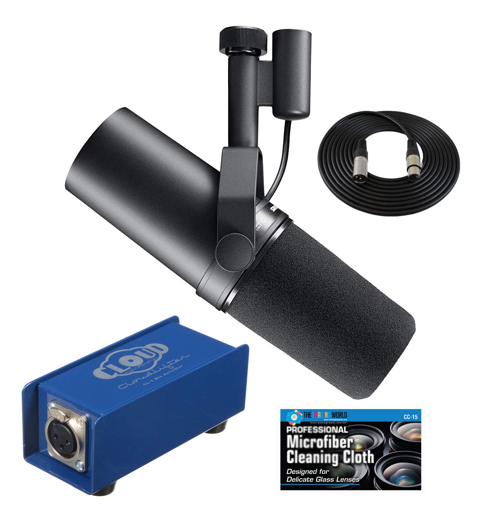 Amazon.com: Shure SM7B Vocal Microphone with Cloud Microphones