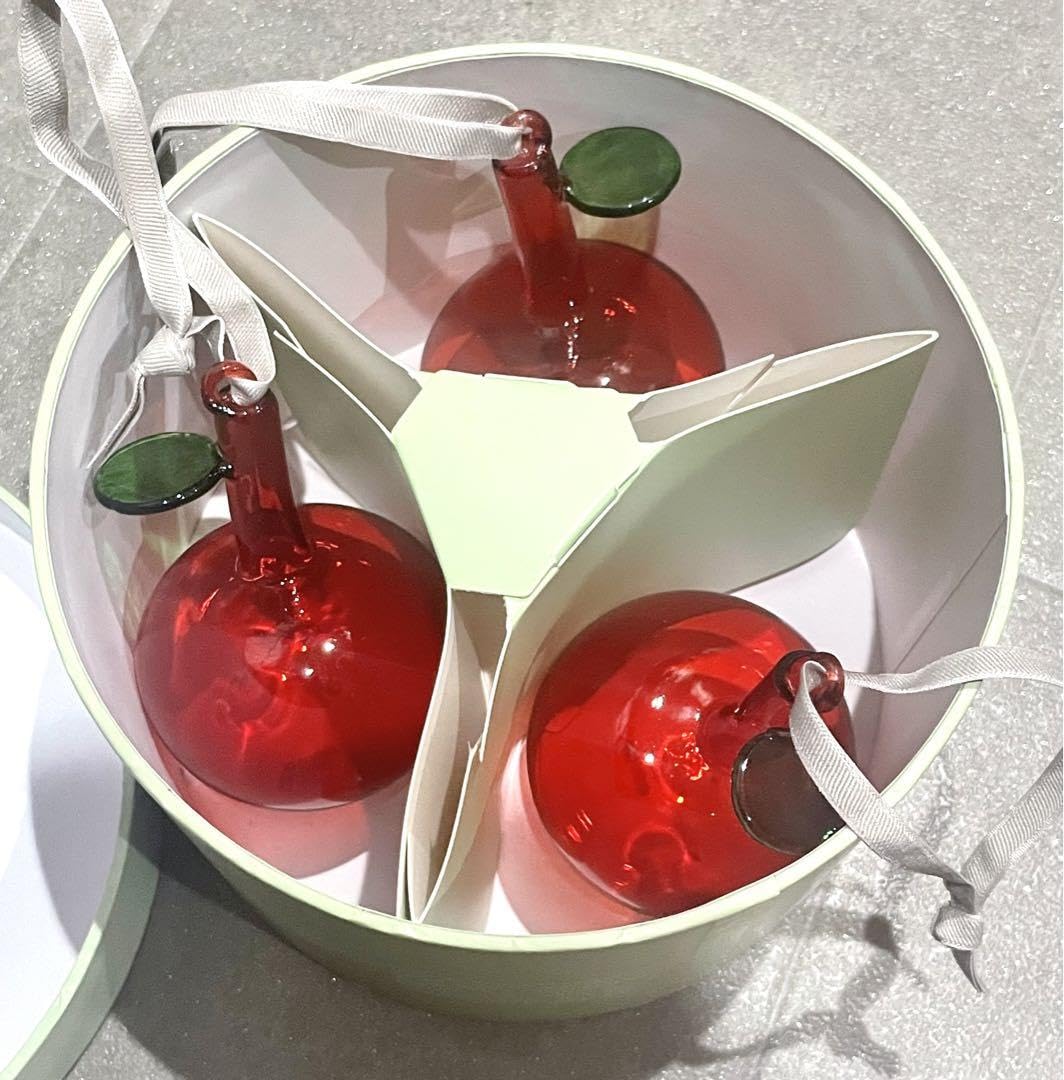 Amazon.co.jp: イッタラ ガラス オーナメント りんご iittala