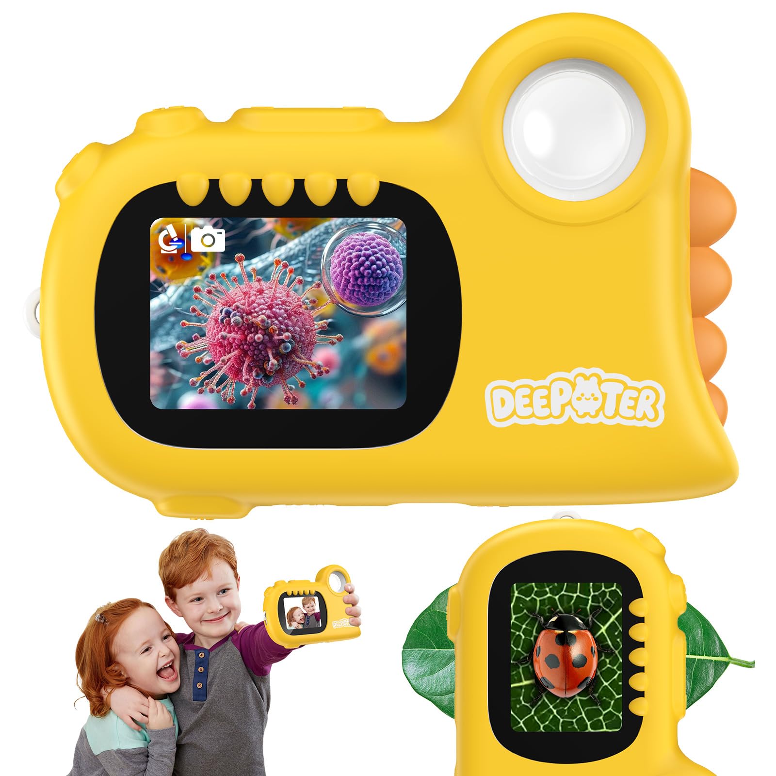 Amazon.com: 2 in 1 Microscope for Kids & Video Camera, Deepoter